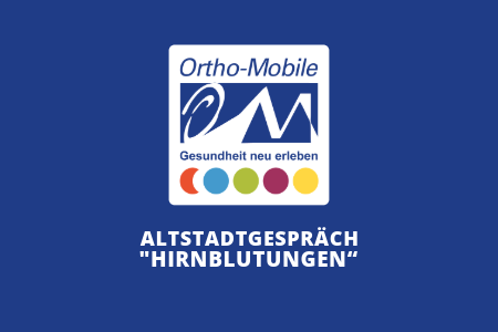 30.10.24, 18:00 Uhr: Hirnblutungen - Diagnostische und therapeutische Möglichkeiten, sowie Wege zurück ins Leben durch eine frühe, neurologische Rehabilitation